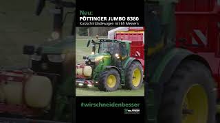 Neu Pöttinger Jumbo 8380 Kurzschnittladewagen mit 65 Messern  Wyss Ittigen [upl. by Gillian168]