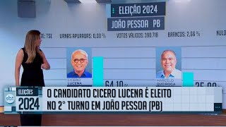 O Candidato Cicero Lucena é eleito no 2° turno em João Pessoa PB  SBT News [upl. by Gora]