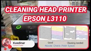 Head Cleaning Printer Epson L3110 di Windows 10 [upl. by Horowitz]