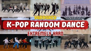 MIRRORED KPOP RANDOM DANCE  EXTREMELY HARD ver [upl. by Alyacim118]