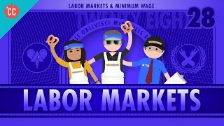 Labor Markets and Minimum Wage Crash Course Economics 28 [upl. by Eilla]