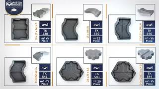 Conception de moules en plastique pour tous vos modèles de pavés [upl. by Cheung20]