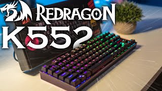 Unboxing and Review  Redragon K552 TKL Mechanical Gaming Keyboard [upl. by Ahsaekal673]