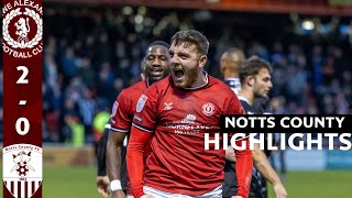 2425 HIGHLIGHTS  Crewe Alexandra 20 Notts County [upl. by Pappas906]