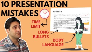 10 Thesis Defense Mistakes You Should Avoid Applicable to Conference Presentations Too [upl. by Naniac]