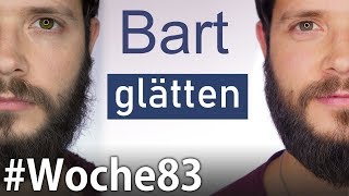 Barthaare glätten  so mache ich das  Das Minoxidil Experiment Woche83 [upl. by Sirehc]