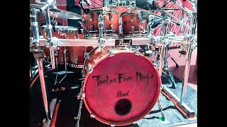 Twelve Foot Ninja LIVE GoPro Drum cam quotOne Hand Killingquot PRO AUDIO [upl. by Ppik355]