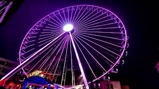 EUROPARAD Kipp riesenrad allerheiligenkirmes giantwheel lichtshow light lightshow shine [upl. by Benedict]