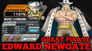 EDWARD NEWGATE GREAT PIRATE GAMEPLAY  ONE PIECE BOUNTY RUSH  OPBR [upl. by Fulbright798]