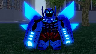 A Roblox Game with a WORKING Blue Beetle Suit [upl. by Yelnahs]