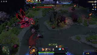 Dota 2 Aghanims Labyrinth The Continuum Conundrum Blooming Cliffs outrange glitch Clinkz and Undying [upl. by Noskcaj]