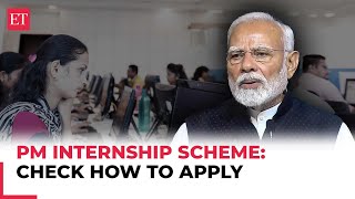 PM Internship Scheme Check how to apply eligibility and registration process [upl. by Irra]