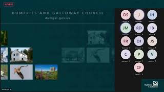 Dumfries amp Galloway Council  Stewartry Area Committee 17th November 2021 [upl. by Annuahs48]