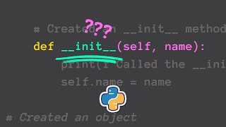Pythons init Method  2MinutesPy [upl. by Newmark165]