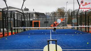 Paddle training machine Powershot Tennismash 1  2 [upl. by Tanberg]