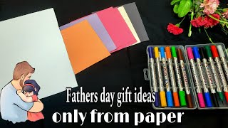 Happy fathers day 2024Handmade Fathers day gift ideas Fathers day gift only from paper Fathersday [upl. by Fionna]