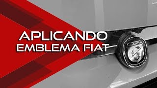 Como aplicar emblema Fiat Black Piano e Abarth [upl. by Moriah]