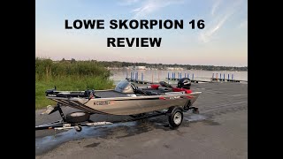 Lowe Skorpion 16  Bass Boat Review [upl. by Salinas]