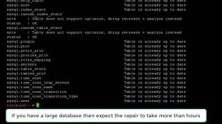 Repair VIcidial Mysql Database [upl. by Aleel]