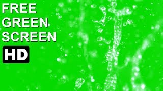 FREE HD Green Screen HI DEF SLOW MOTION WATER SPLASH [upl. by Scornik]