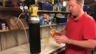 Homemade wine carbonation system  higher pressure than Sodastream [upl. by Imuya]