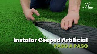 Instalación de césped artificial  PASO A PASO [upl. by Mayberry173]