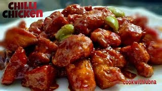 Dry Chilli Chicken Recipe  Restaurant Style Dry Chilli Chicken Chinese Recipe [upl. by Asyal]