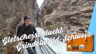 Gletscherschlucht in Grindelwald Switzerland  hier tun sich gewaltige Kräfte auf  Canyon Swing [upl. by Marucci254]