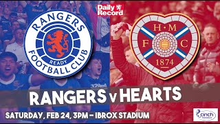 Rangers v Hearts live stream TV and kick off details for Scottish Premiership clash [upl. by Sutherlan]