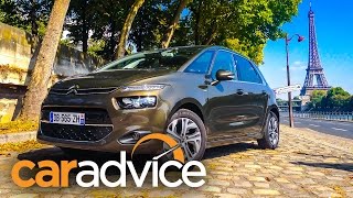 Citroen C4 Picasso Review  First Drive in Paris [upl. by Upali]