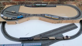 Two level N Gauge Model Railway  Railroad Layout only 3ft by 2ft [upl. by Elora]