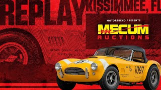 Mecum Auto Auctions Livestream  Replay 11522  MotorTrend [upl. by Lhok]