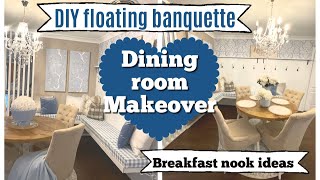 DIY BANQUETTE SEATING  DINING ROOM BREAKFAST NOOK BENCH  HOW TO [upl. by Enirehtacyram]