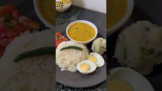 Northeast ka Favourite thali  Simple Lunch shorts youtubeshorts [upl. by Aerdnwahs]