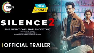 Silence 2  Official Trailer  Manoj Bajpayee  Silence 2 Movie  Silence 2 Trailer  Zee5 [upl. by Ateiluj]