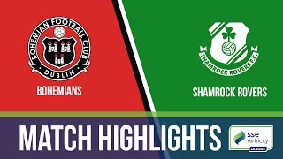 HIGHLIGHTS Bohemians 11 Shamrock Rovers [upl. by Duester]