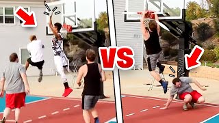 INSANE 2V2 MINI HOOP BASKETBALL  1V1 CHALLENGE [upl. by Lola]