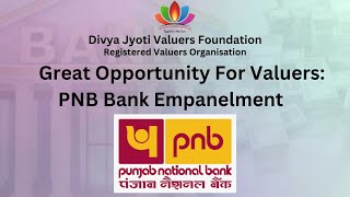 Great Opportunity for Valuers  PNB Bank Empanelment [upl. by Gilges99]