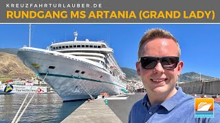 Die Highlights der MS Artania im Rundgang  Die quotGrand Ladyquot von Verrückt nach Meer  Phoenix Reisen [upl. by Eoin932]