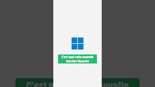 Quelle est cette nouvelle fonction flippante de Windows 11  🍋 [upl. by Ellehsat]