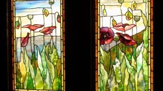 Tiffany Stained Glass At The Smith Museum Chicago [upl. by Rhianon]