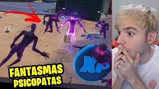 SPECTANDO FANTASMAS PSICOPATAS   Fortnite 👻 [upl. by Haeli]