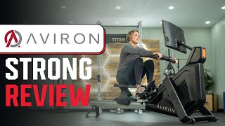 Aviron Strong Smart Rowing Machine The Gamified Fitness Future [upl. by Porta66]