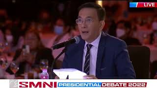 SMNI Presidential Debate 2022 Would You Publicize Your SALN [upl. by Hugues]