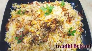 Traditional Style Awadhi BriyaniMade by chef Saziya [upl. by Nylirak484]