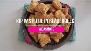 DIT RECEPT KOST JE 5€ KIPPASTEI IN BLADERDEEG AIDA SMORE SURINAAMS KOKEN [upl. by Dagall820]