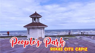 Baybay Beach and Peoples Park  Roxas City Tourist Attraction [upl. by Nicolette]