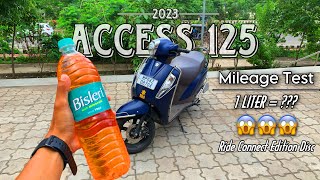 ACCESS 125 BS6 MILEAGE TEST 2023🔥😱  65 Mileage [upl. by Dimitris]