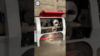 Circular Blade Multi Rip Saw Round Wood Cutting Machine woodworkingtool [upl. by Htezil]