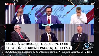 Mircea Badea criză de râs la sceneta cu liderul PNL Gorj care se laudă cu primarii racolaţi de la P [upl. by Jeanne143]